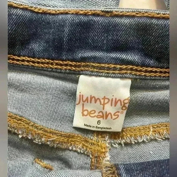 Bundle Jumping Beans Girls Size 6 Denim Shorts Blue - Picture 4 of 5